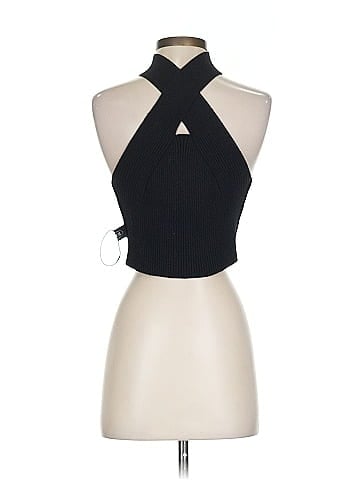 Cider Black Sleeveless Turtleneck Size XS (estimated)