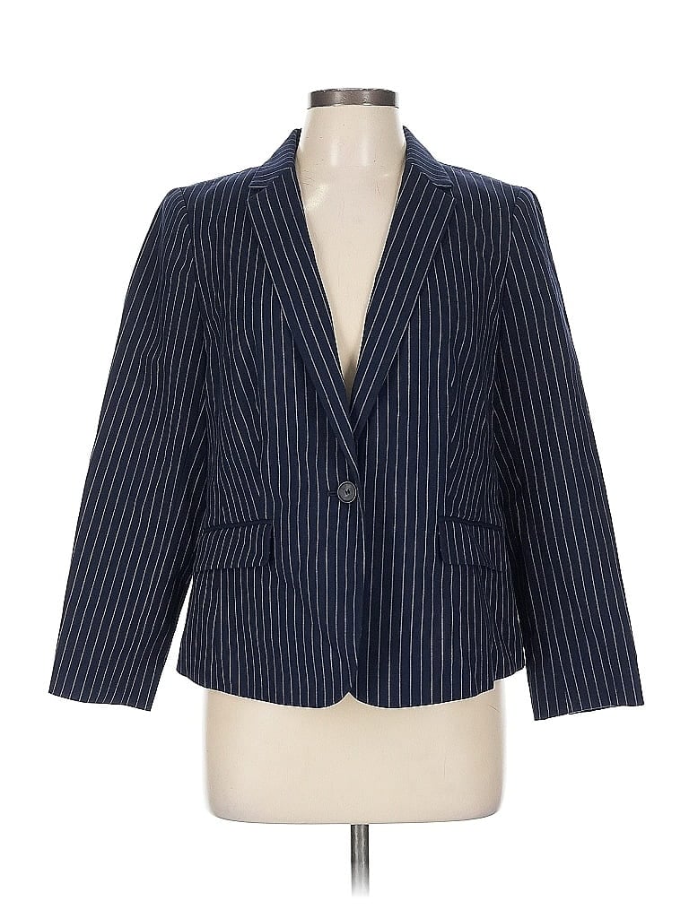 Click to view more detailed imagery on our partner's website Pre-owned Talbots Blazer Jacket In Blue