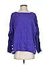 bryn WALKER 100% Linen Purple 3/4 Sleeve Blouse Size S - photo 1