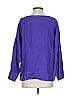 bryn WALKER 100% Linen Purple 3/4 Sleeve Blouse Size S - photo 2