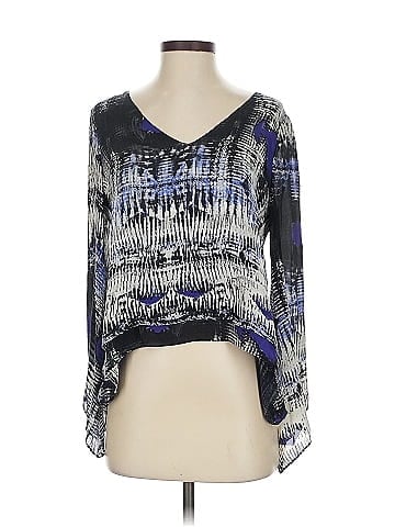 Parker 3/4 Sleeve Silk Top (view 1)
