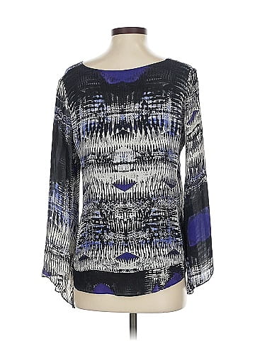 Parker 3/4 Sleeve Silk Top (view 2)