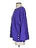 bryn WALKER 100% Linen Purple 3/4 Sleeve Blouse Size S - photo 4