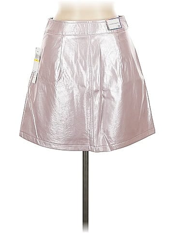 Tinseltown Faux Leather Skirt (view 2)