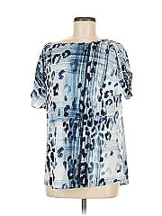 Belle By Kim Gravel Short Sleeve Blouse