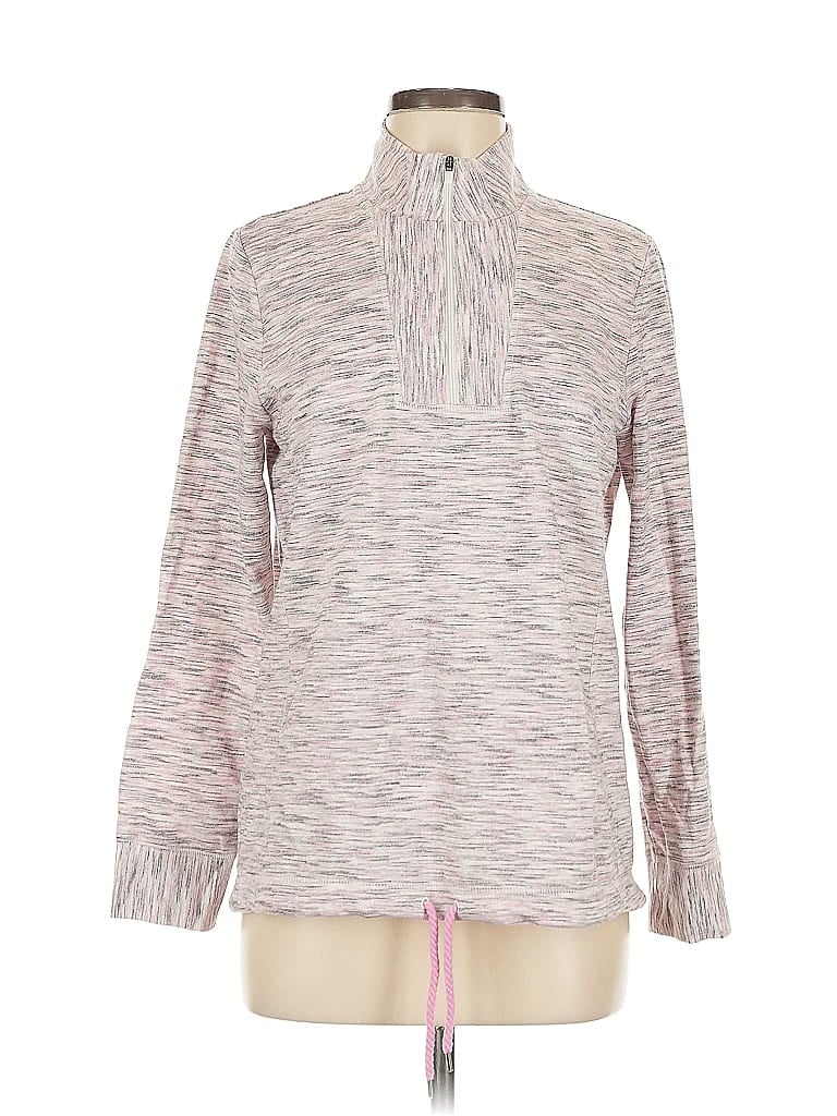 T by Talbots Pink Track Jacket Size M - photo 1