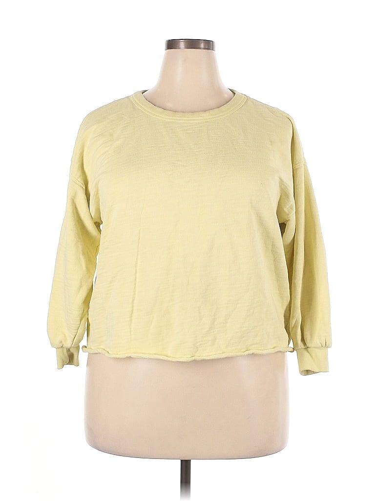 Pre-owned Universal Thread Sweatshirt In Yellow