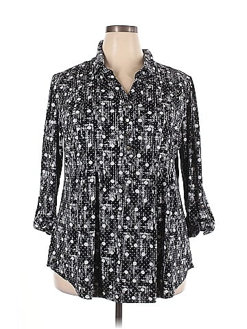 Roz & Ali 3/4 Sleeve Blouse (view 1)