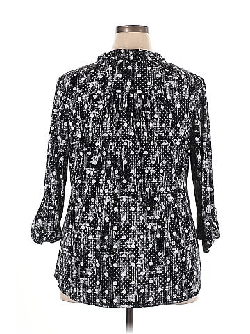 Roz & Ali 3/4 Sleeve Blouse (view 2)