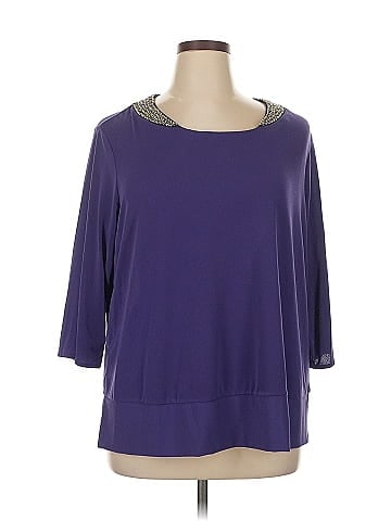 Daisy Fuentes 3/4 Sleeve Top (view 1)