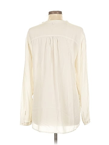 Eileen Fisher Long Sleeve Silk Top (view 2)