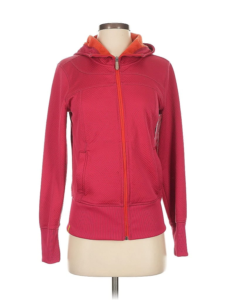 Pre-owned Lole Zip Up Hoodie In Red
