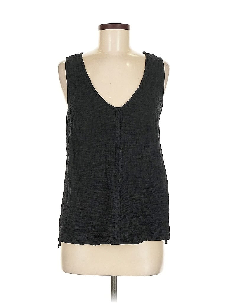 Pre-owned Red Haute Sleeveless Blouse In Black