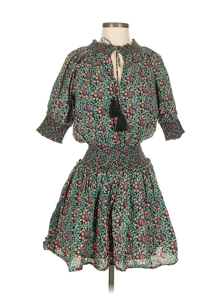 Roller Rabbit Green Casual Dress Size XS - photo 1