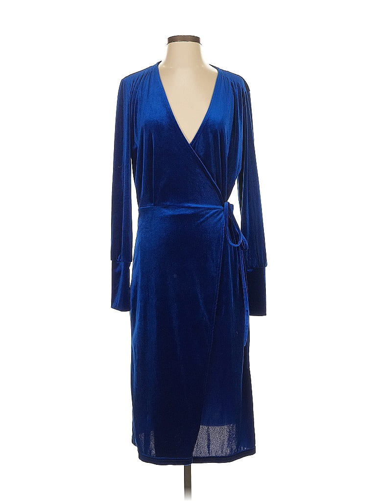 Pre-owned Trafaluc By Zara Cocktail Dress In Blue