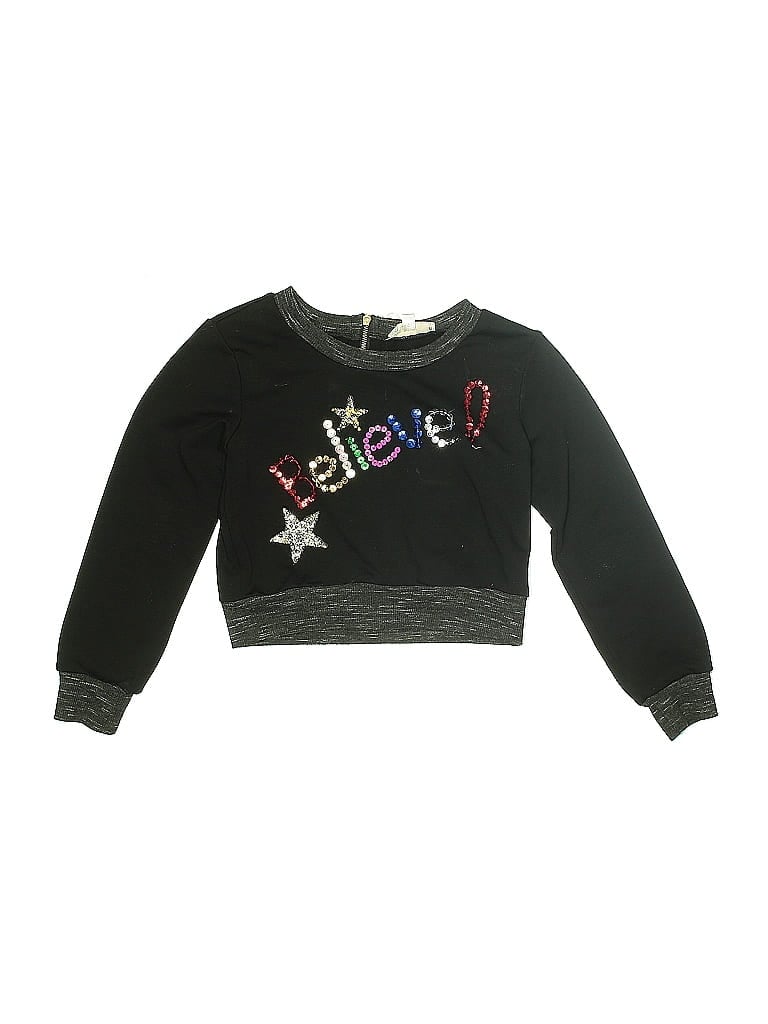 Pre-owned Truly Me Kids' Sweatshirt In Black