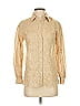 Nili Lotan Tan Long Sleeve Blouse Size XS - photo 1