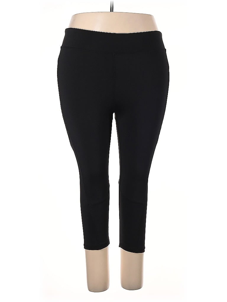 Daisy Fuentes Black Active Pants Size 2X - photo 1