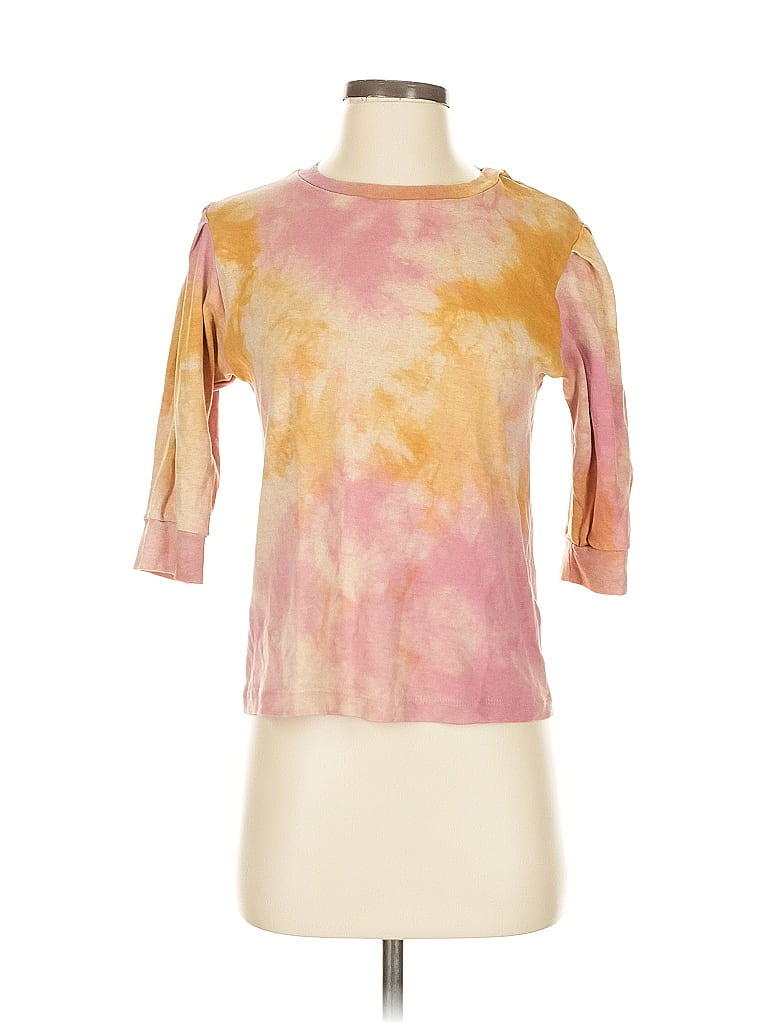 Click to view more detailed imagery on our partner's website Pre-owned Maria Bouvier 3/4 Sleeve T-shirt In Pink