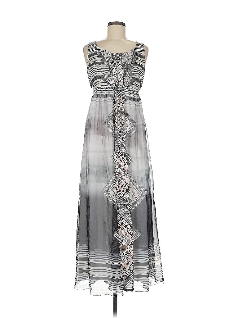 Pre-owned Style & Co Casual Dress In Gray