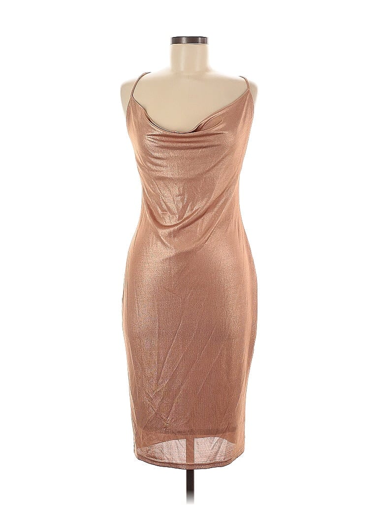 Pre-owned Molly Bracken Cocktail Dress In Brown
