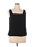 R&M Richards 100% Polyester Black Sleeveless Blouse Size 14 - photo 1