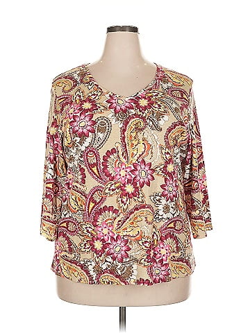 Karen Scott 3/4 Sleeve Blouse (view 1)