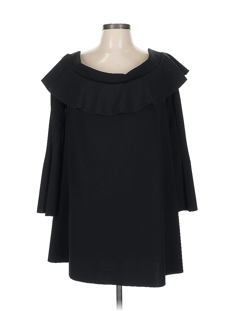 Pre-owned Zara Basic Casual Dress In Black