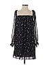 Wilfred 100% Polyester Stars Black Casual Dress Size S - photo 1
