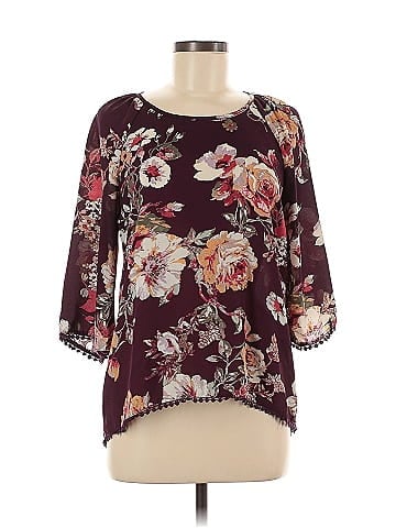 Xhilaration 3/4 Sleeve Blouse (view 1)