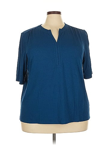 J.Jill Short Sleeve Henley (view 1)
