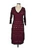 Catherine Malandrino 100% Polyester Burgundy Casual Dress Size M - photo 1