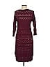 Catherine Malandrino 100% Polyester Burgundy Casual Dress Size M - photo 2