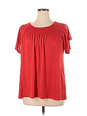 Dg^2 By Diane Gilman Short Sleeve Blouse