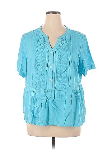 D&Co. Short Sleeve Blouse (view 1)