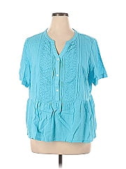D&Co. Short Sleeve Blouse