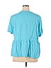 D&Co. Teal Short Sleeve Blouse Size 1X - photo 2