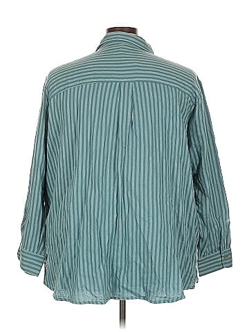 Maurices 3/4 Sleeve Button-Down Shirt (view 2)