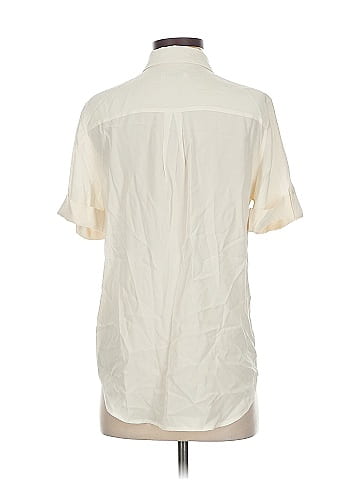 Equipment Short Sleeve Silk Top (view 2)
