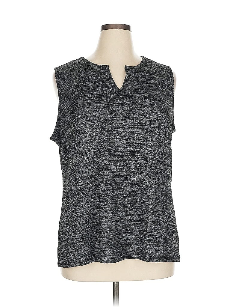 Pre-owned Dana Buchman Sleeveless T-shirt In Black