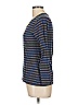 Donna Karan New York 100% Cotton Stripes Blue 3/4 Sleeve T-Shirt Size L - photo 4