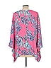 Belle By Kim Gravel 100% Polyester Pink 3/4 Sleeve Blouse Size L - photo 2