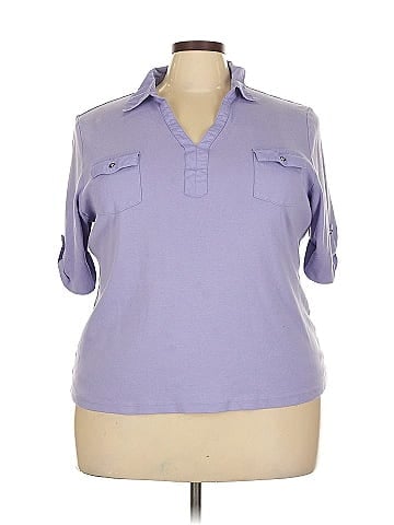 Karen Scott Short Sleeve Polo (view 1)