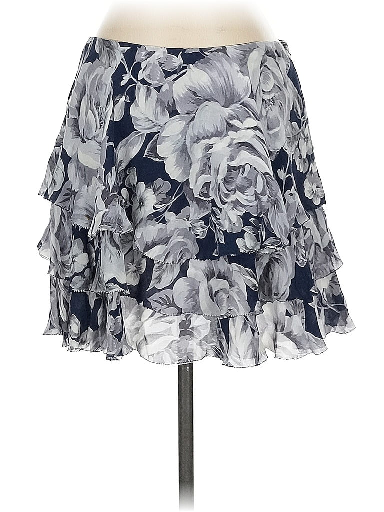 Pre-owned Intermix Formal Skirt In Blue