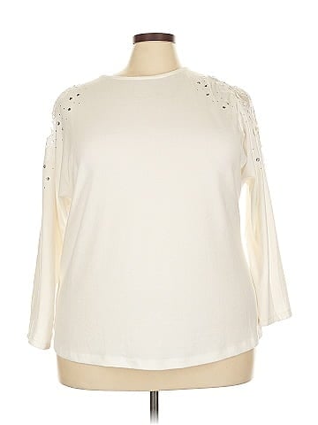 Indigo Rose Long Sleeve Top (view 1)