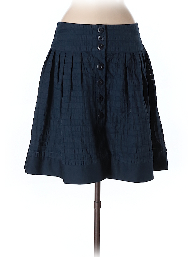 Nanette Lepore Solid Navy Blue Casual Skirt Size 8 - 79% off | thredUP
