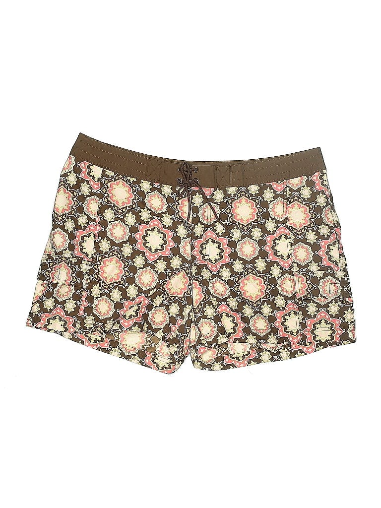 Natural Reflections 100% Polyester Brown Swimsuit Bottoms Size 16 - photo 1