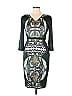 ETRO Graphic Black Green Cocktail Dress Size EU (IT) 46 / US 10 - photo 1