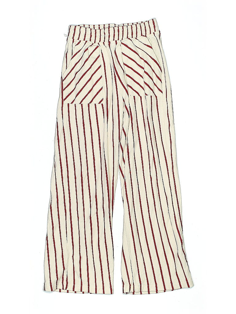 Zara Kids Stripes Ivory Casual Pants Size 11 - 12 - photo 1