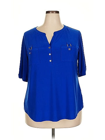 Perseption Concept Short Sleeve Blouse (view 1)